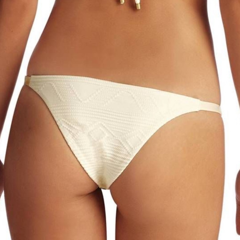 NEW with tags Vitamin A Luna Serafina Bikini BOTTOM Cream